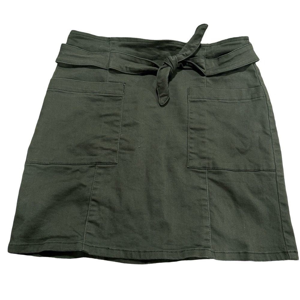 Green Mini Skirt